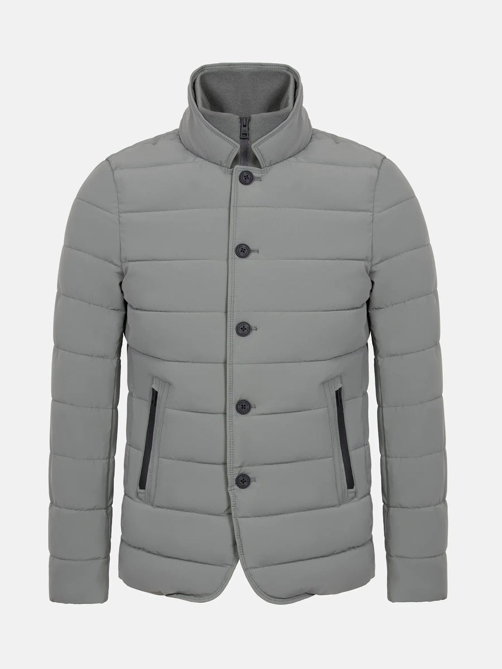 Die Berengar Winterjacke in Militärgrau