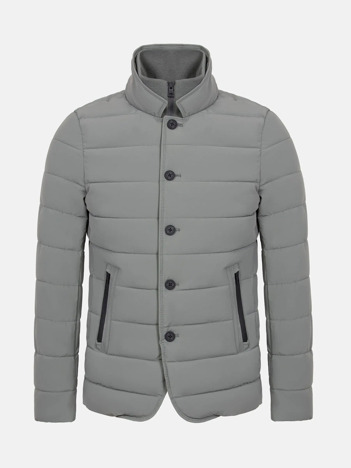 Die Berengar Winterjacke in Militärgrau