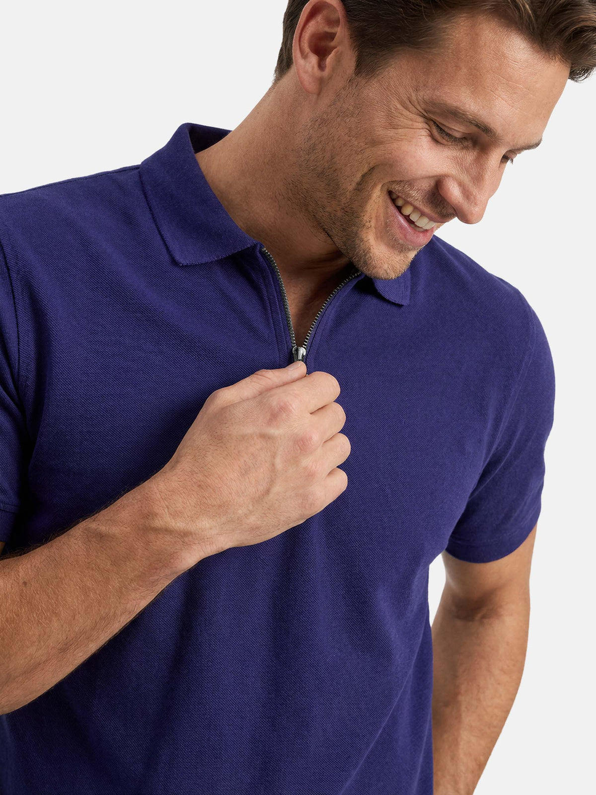 Das Fintor Royal Blue Poloshirt