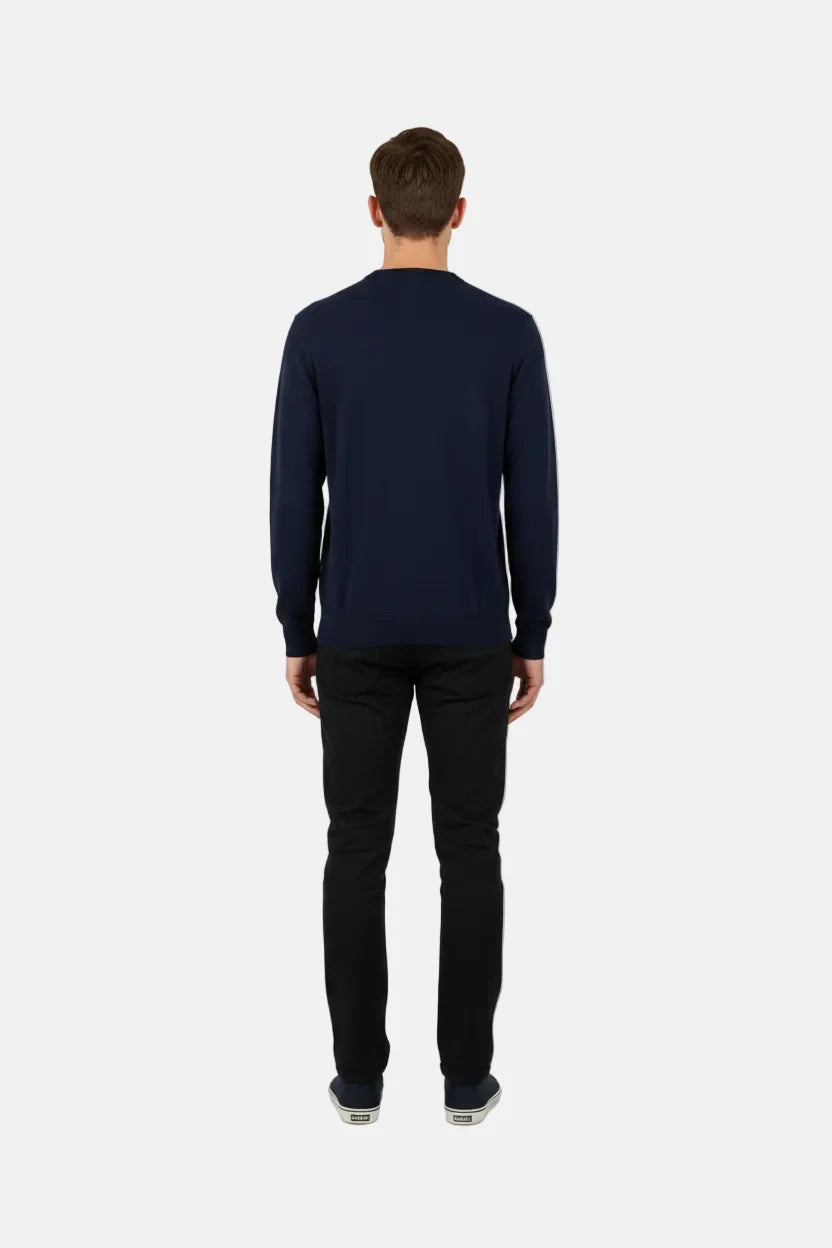 Thorn Blue Fijngebreide Pullover 76439