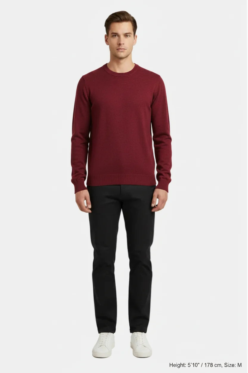 Pullover 76439 Dunkelrot