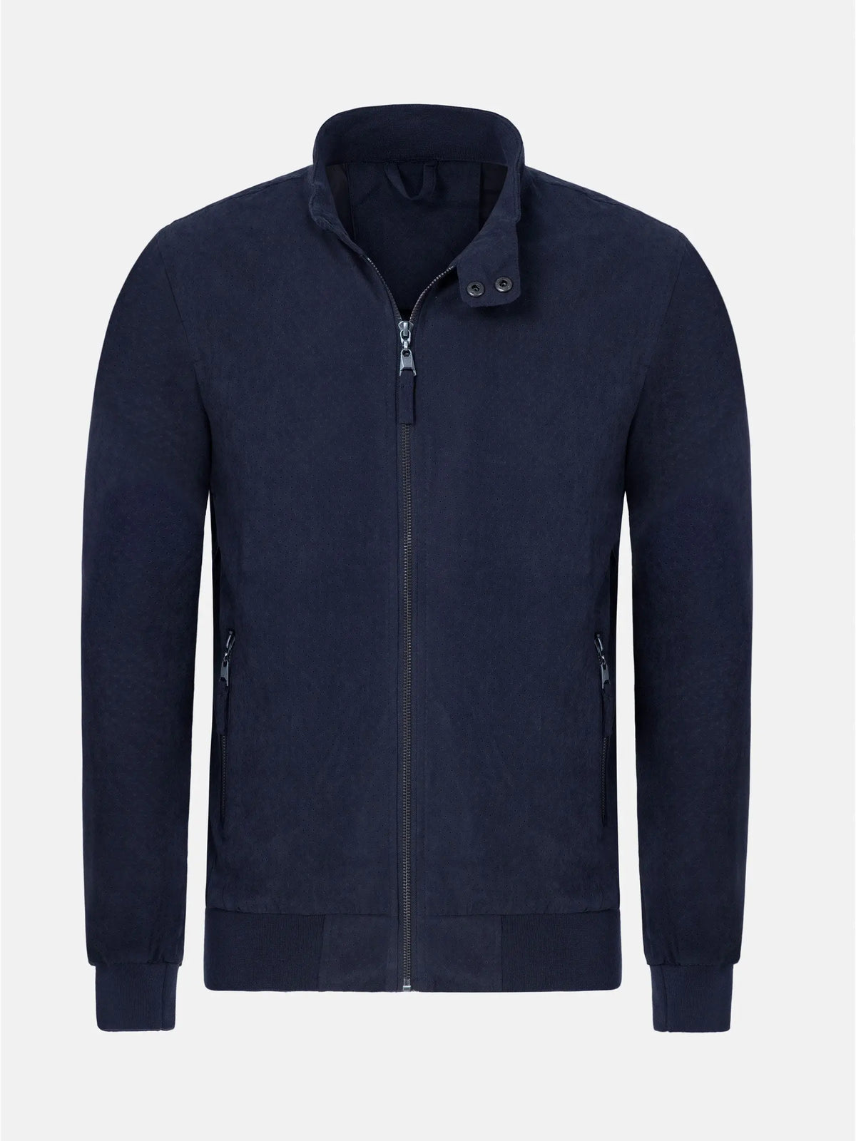 Parker Rundhals-Sommerjacke in Marineblau