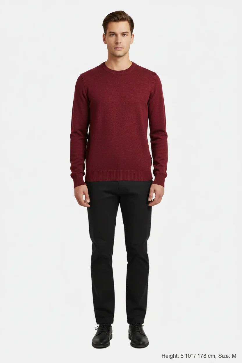 Pullover 76439 Dunkelrot