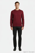 Pullover 76439 Dunkelrot