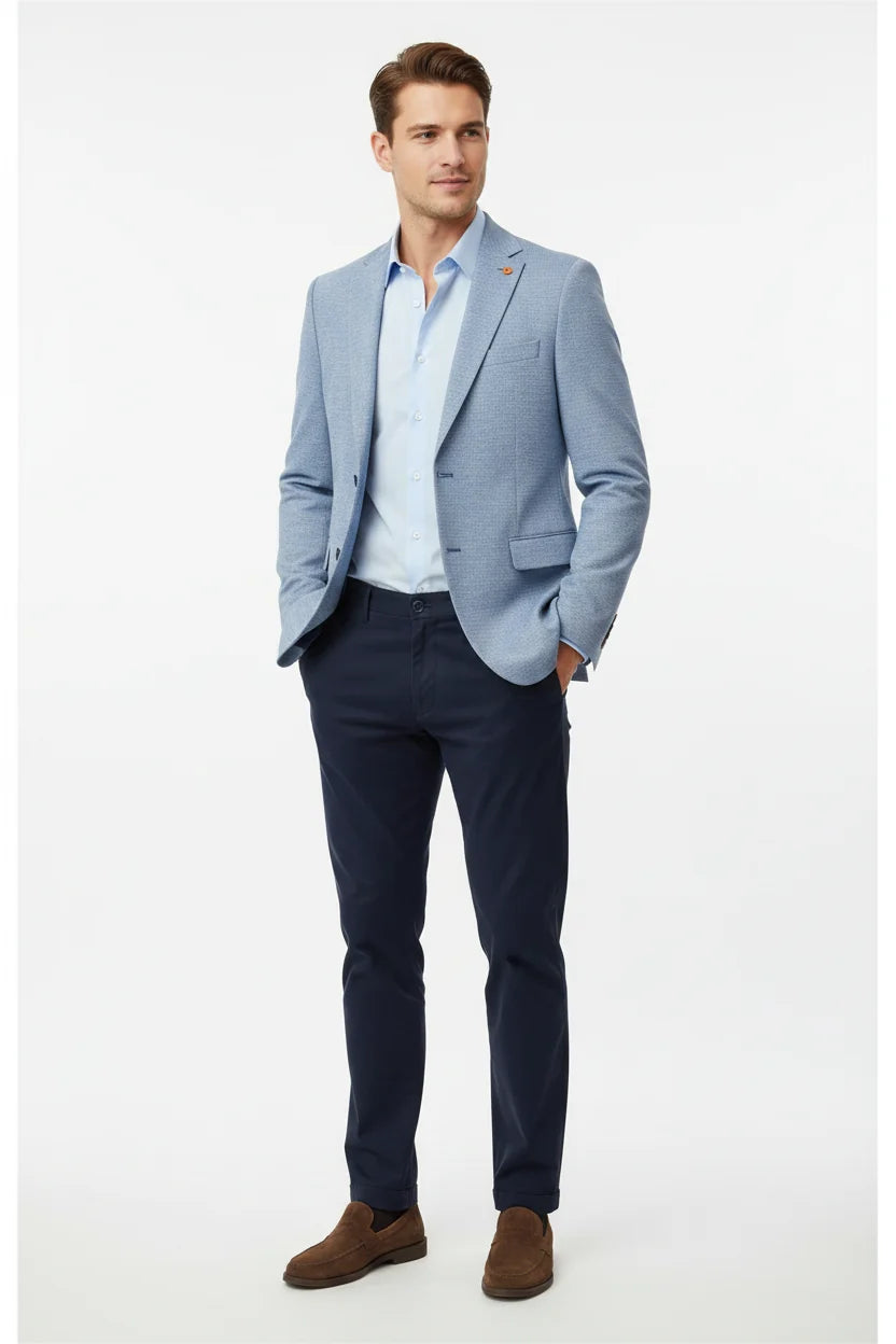 De Oxlen Blauwe Blazer