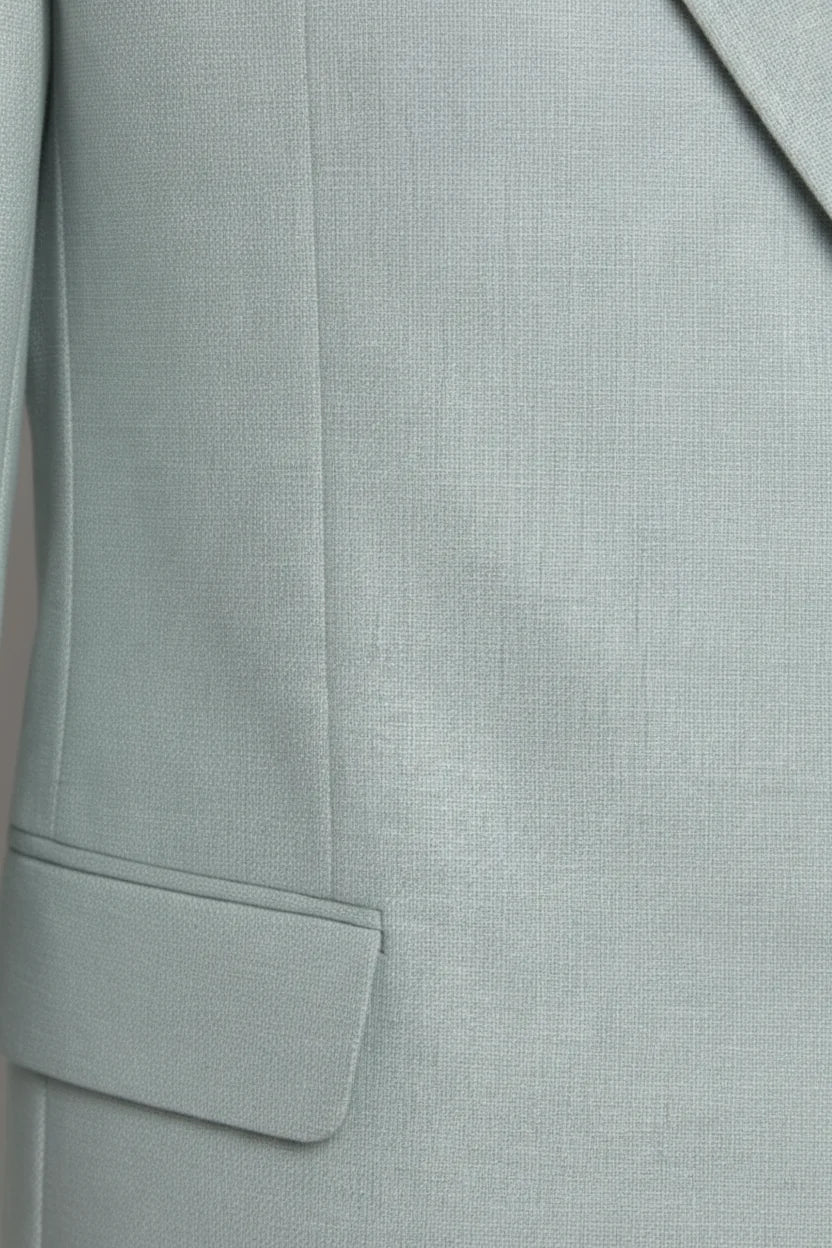 Luthen Lichtgroene Blazer 74157 Klassiek