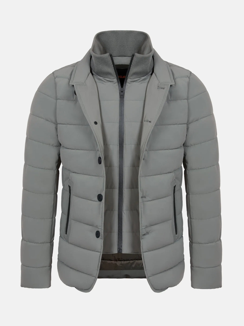 Die Berengar Winterjacke in Militärgrau