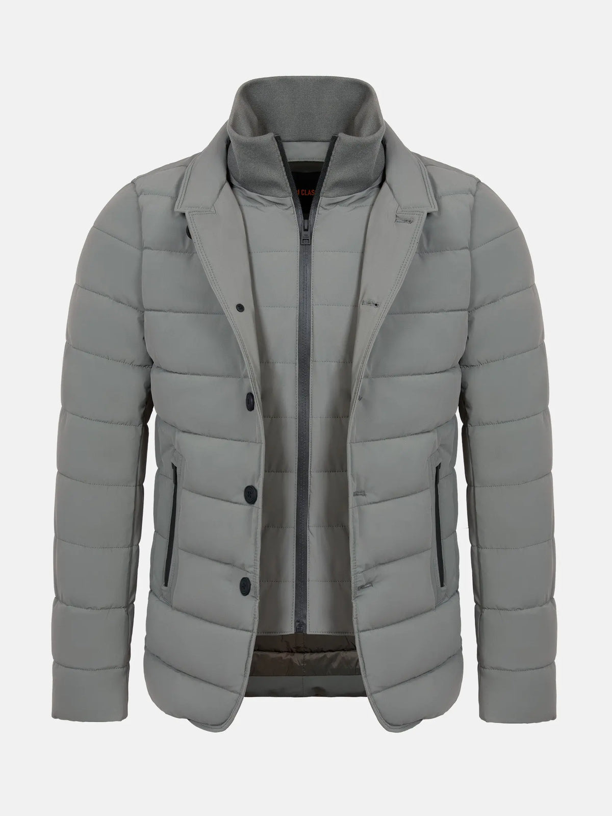 Die Berengar Winterjacke in Militärgrau
