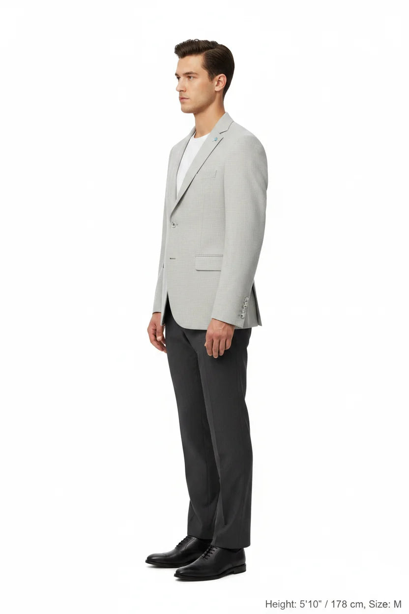 De Varnor Lichtgrijze Blazer