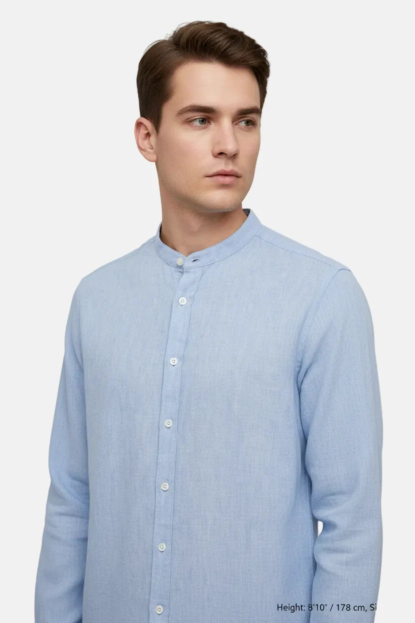 Merax Blauw Shirt Lange Mouw 75815