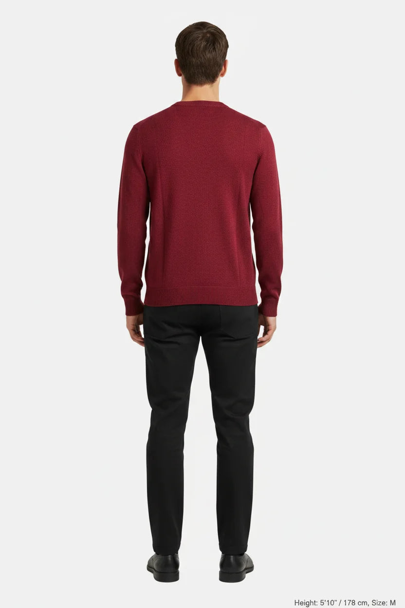 Pullover 76439 Dunkelrot