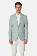 Luthen Lichtgroene Blazer 74157 Klassiek