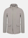 Die beige Winterjacke von Claus