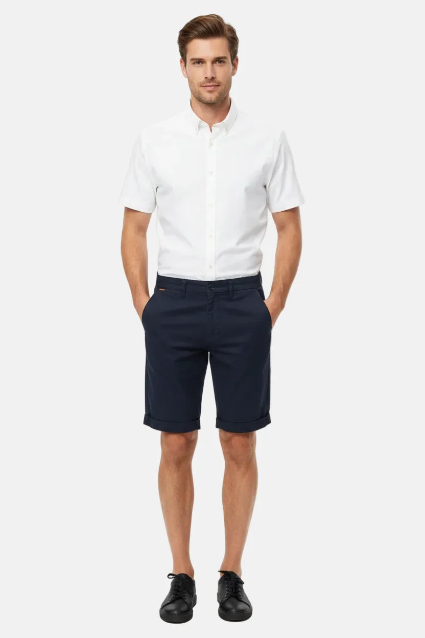 De Kelden Marine Chino Shorts