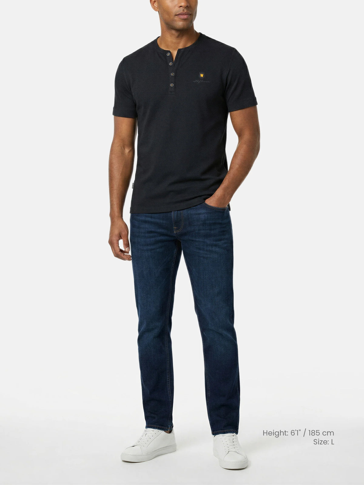 T-Shirt 79677 Brelon Schwarz