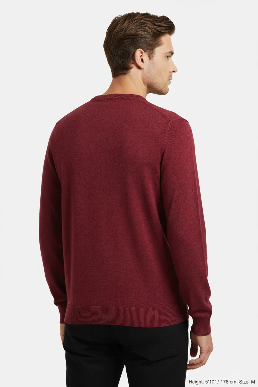 Pullover 76439 Dunkelrot
