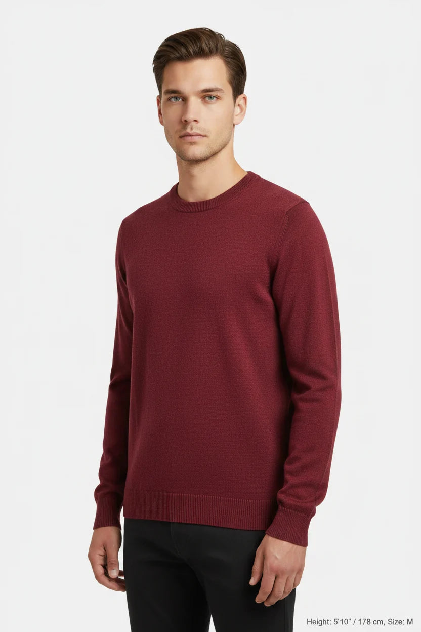 Pullover 76439 Dunkelrot