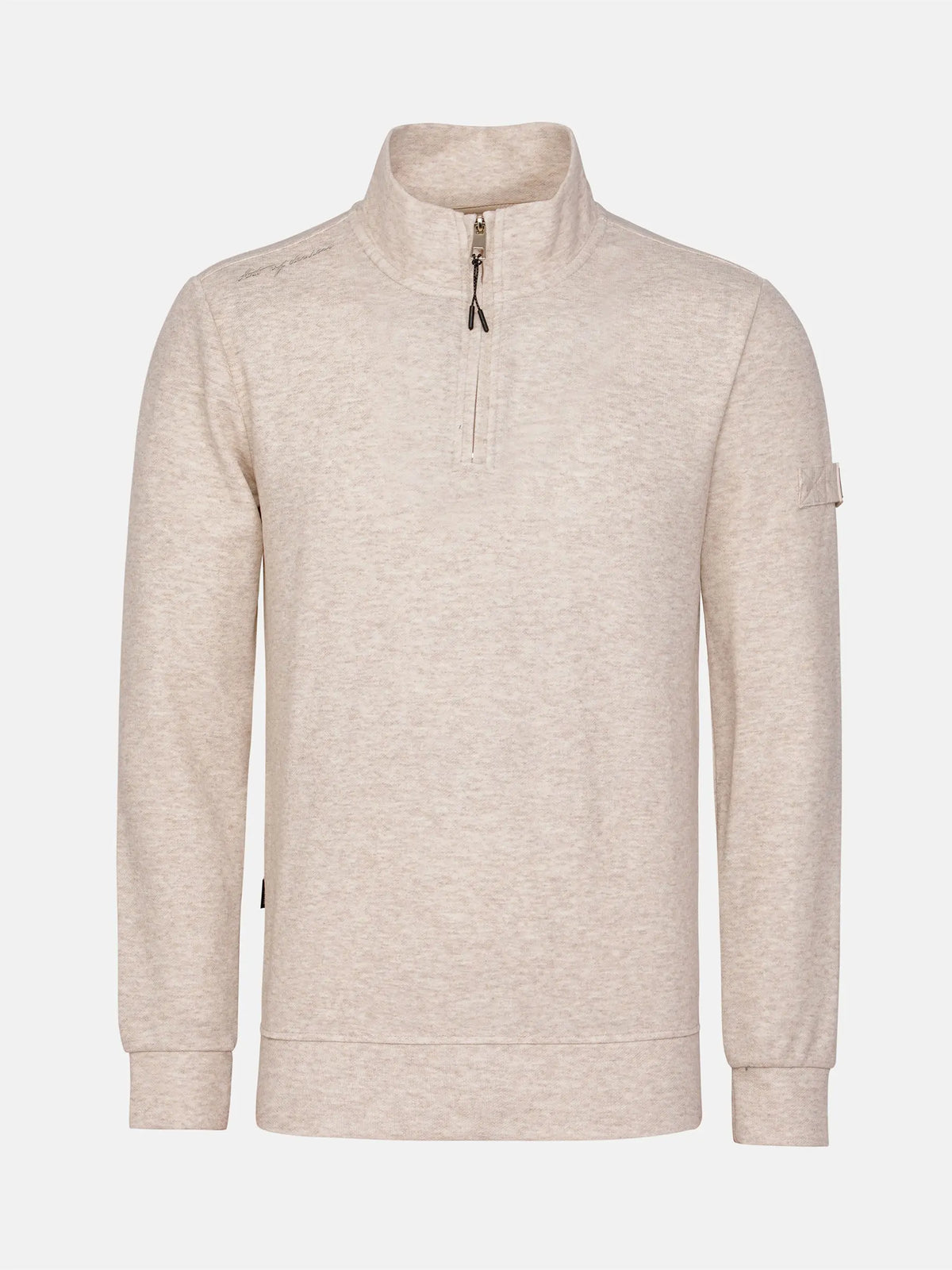 Der beige Lennox-Pullover
