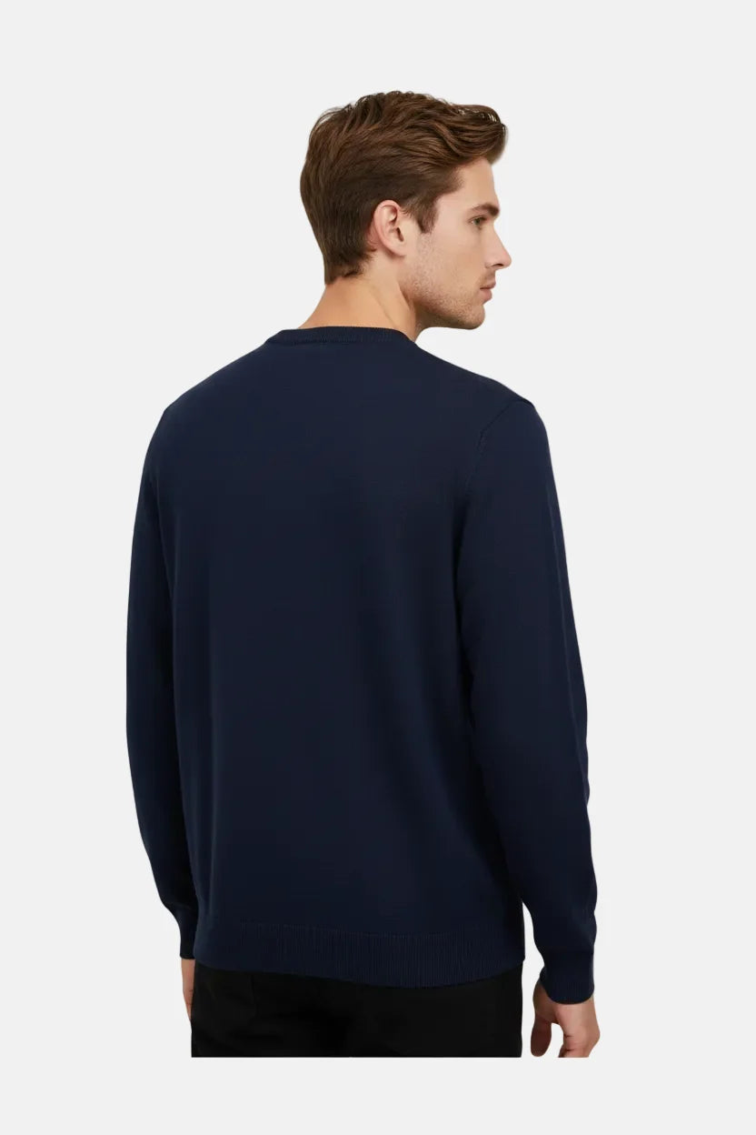 Thorn Blue Fijngebreide Pullover 76439