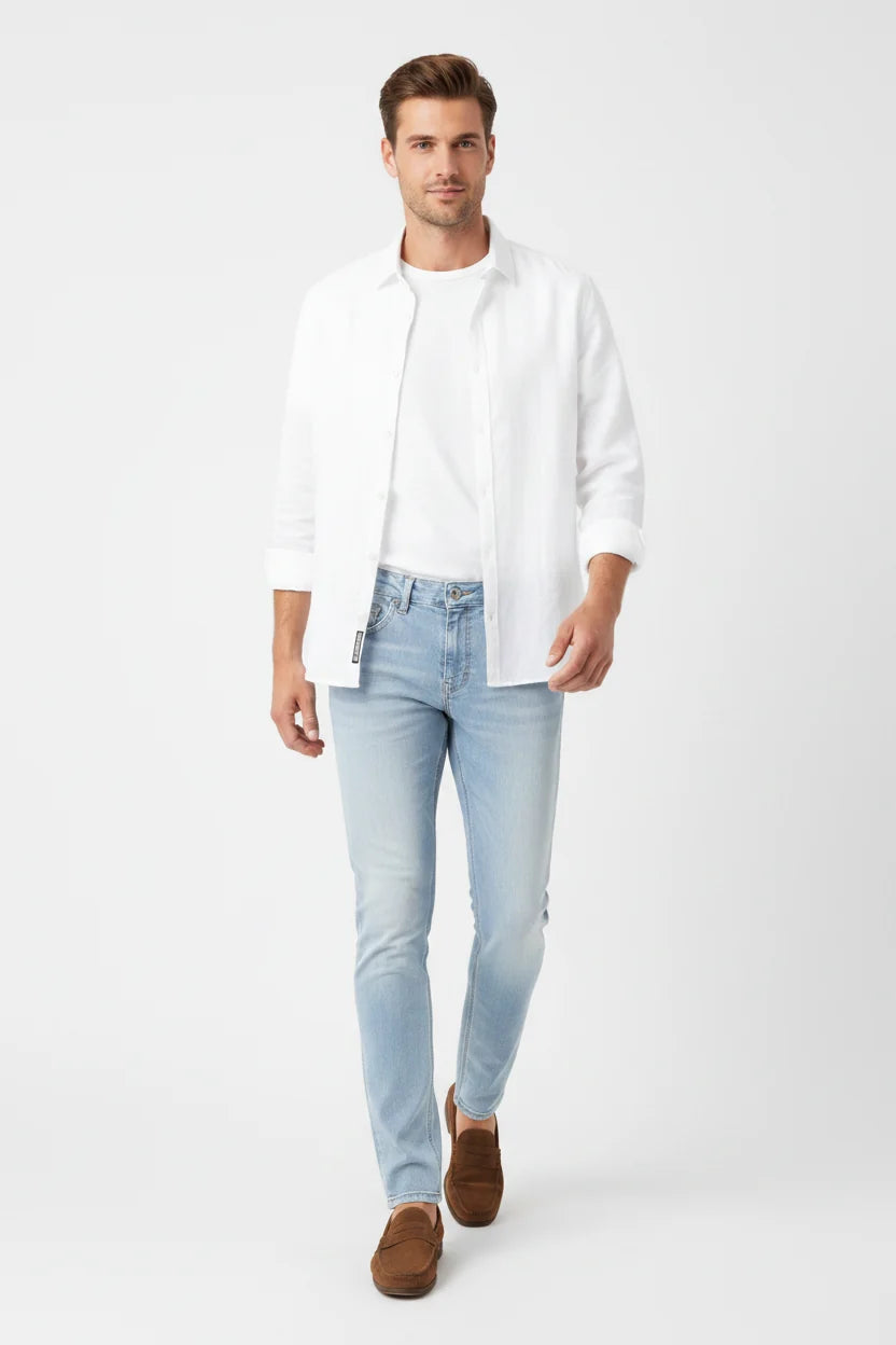 Jeans 72452 Halvik Hellblau