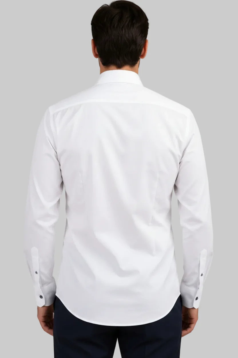 Überhemd Lange Mouw 75821 Glavon White