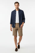 Zurex Donker Beige Chino Shorts 72456