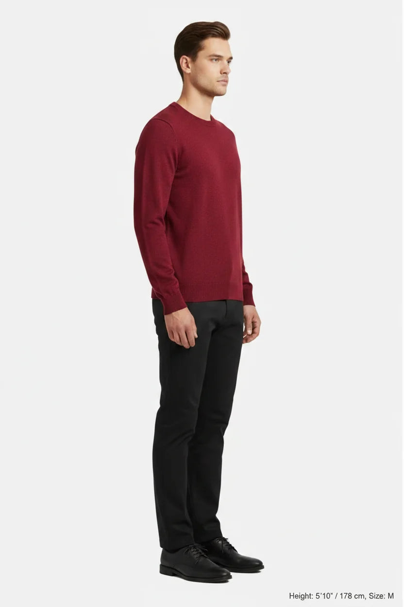 Pullover 76439 Dunkelrot