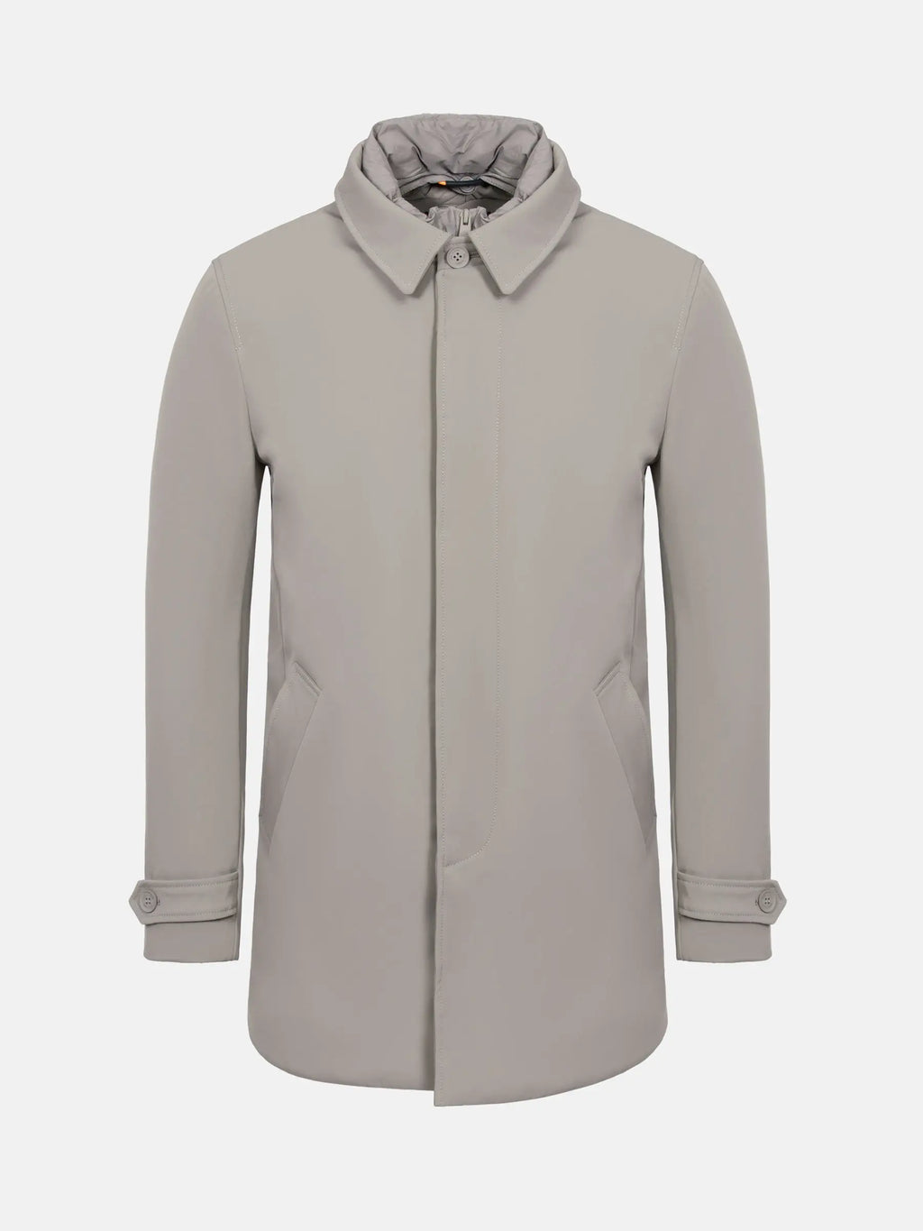 Die beige Winterjacke von Hunter