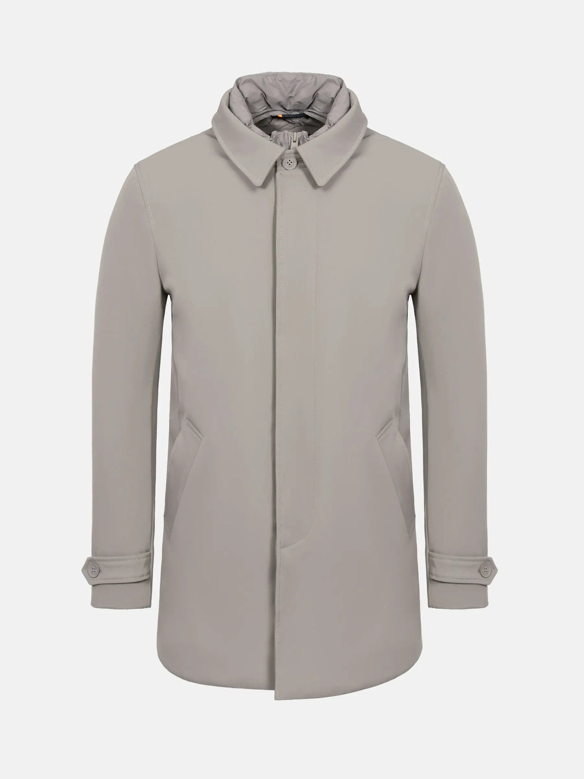 Die beige Winterjacke von Hunter