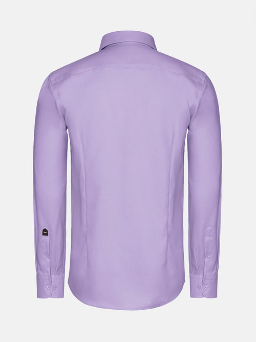 Das Burgos-Hemd in Hellviolett