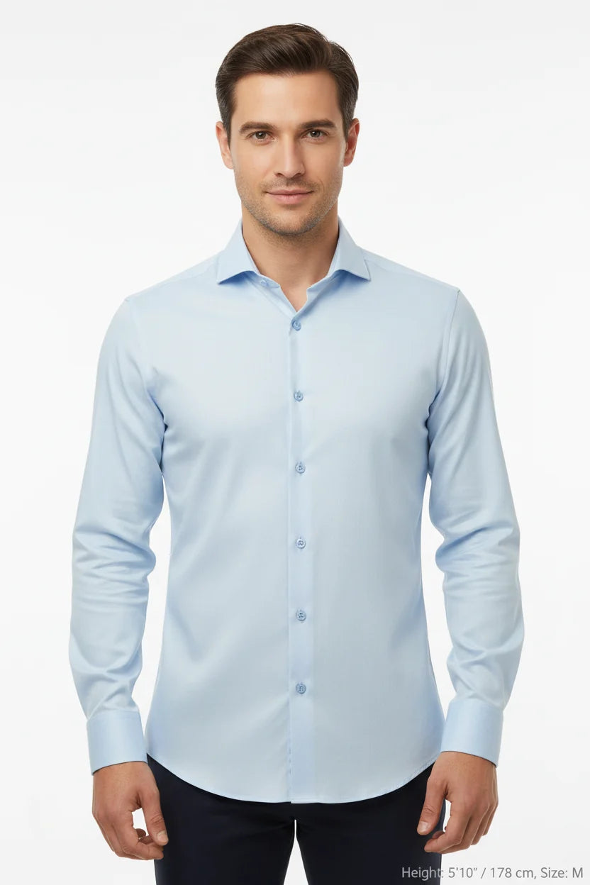 Kalden Lichtgrijze Blouse Lange Mouw