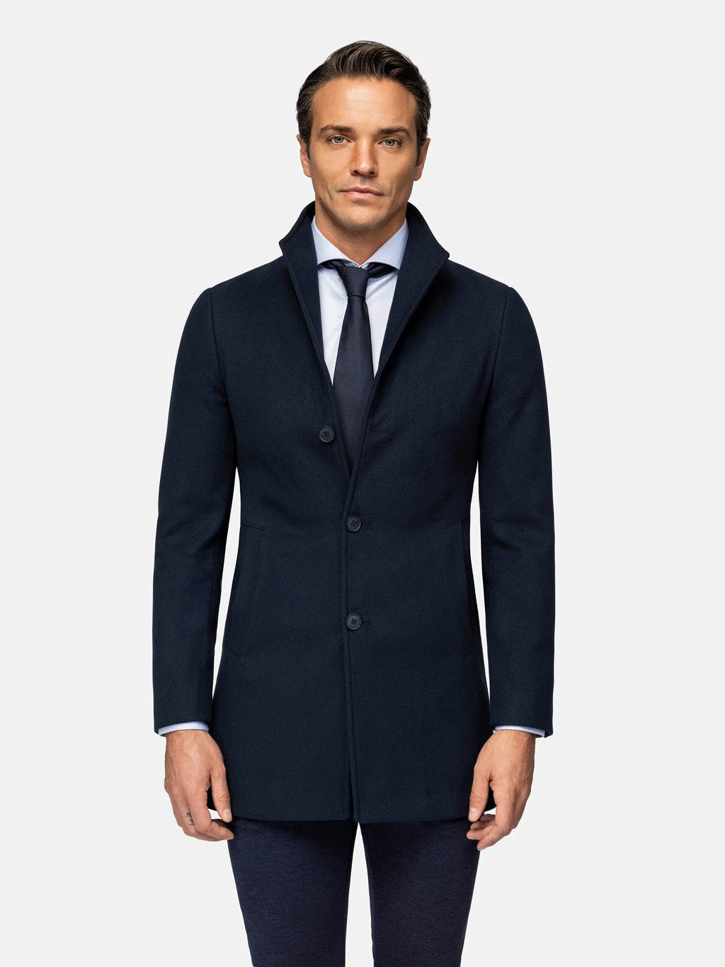 Der dunkelblaue Trenchcoat Franklin