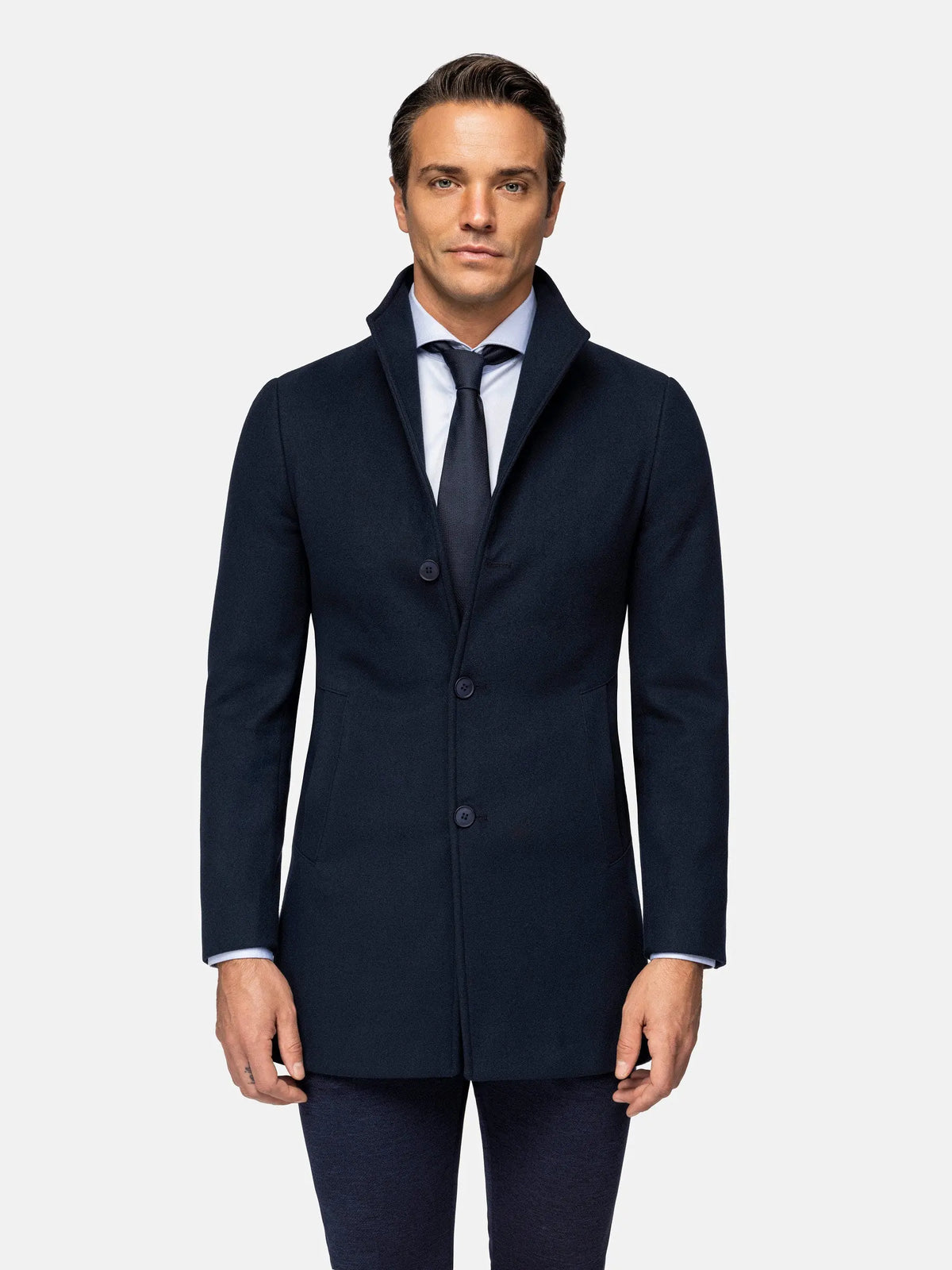 Der dunkelblaue Trenchcoat Franklin