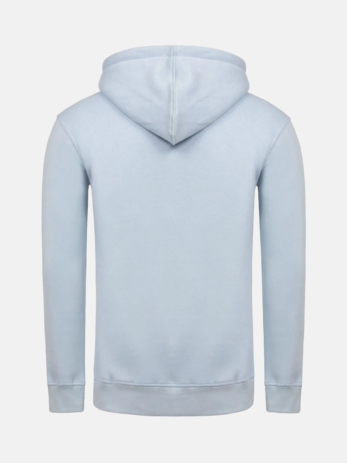 Der hellblaue Titan-Pullover