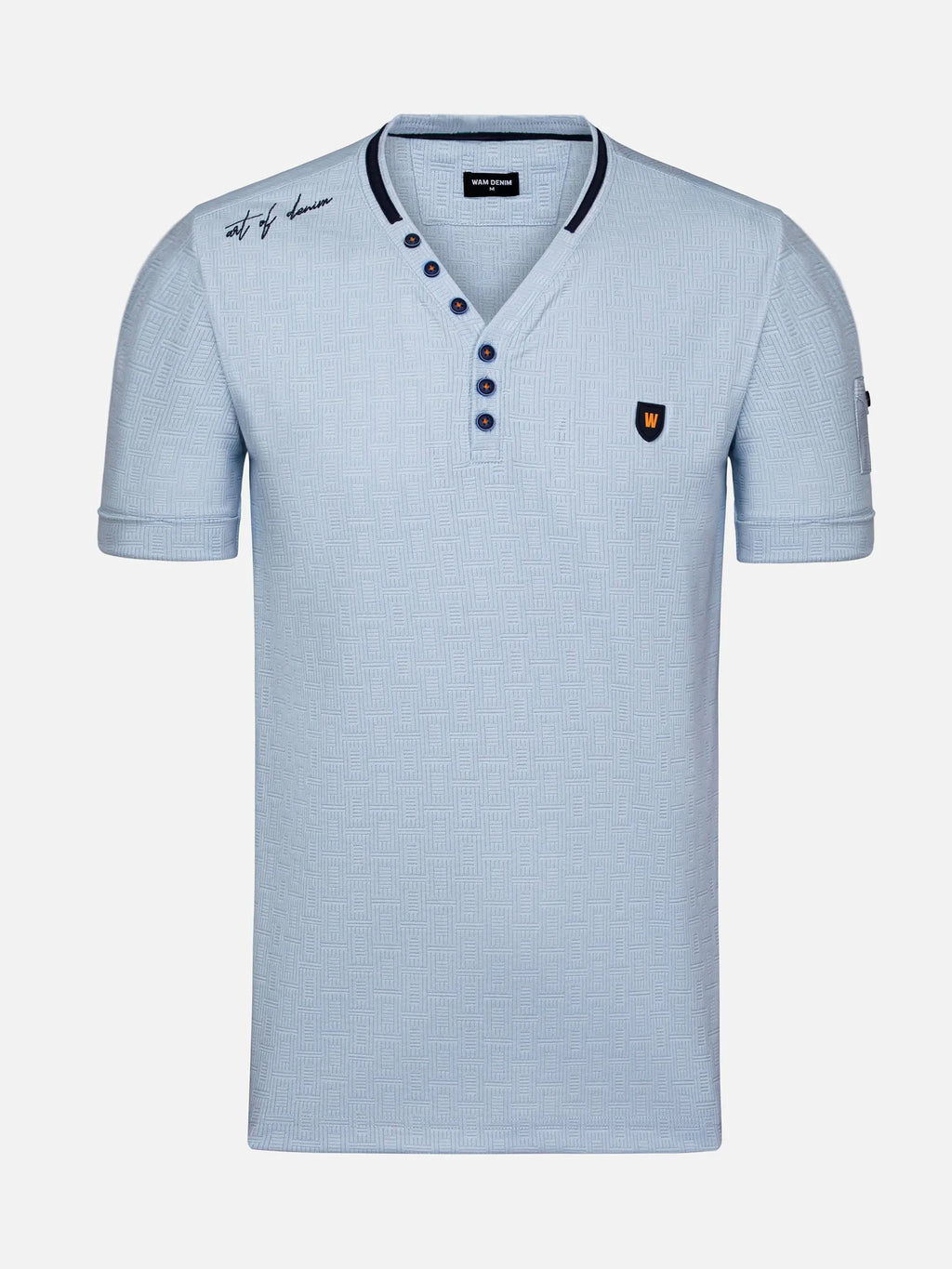 Das blaue Maxim-T-Shirt