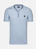 Das blaue Maxim-T-Shirt