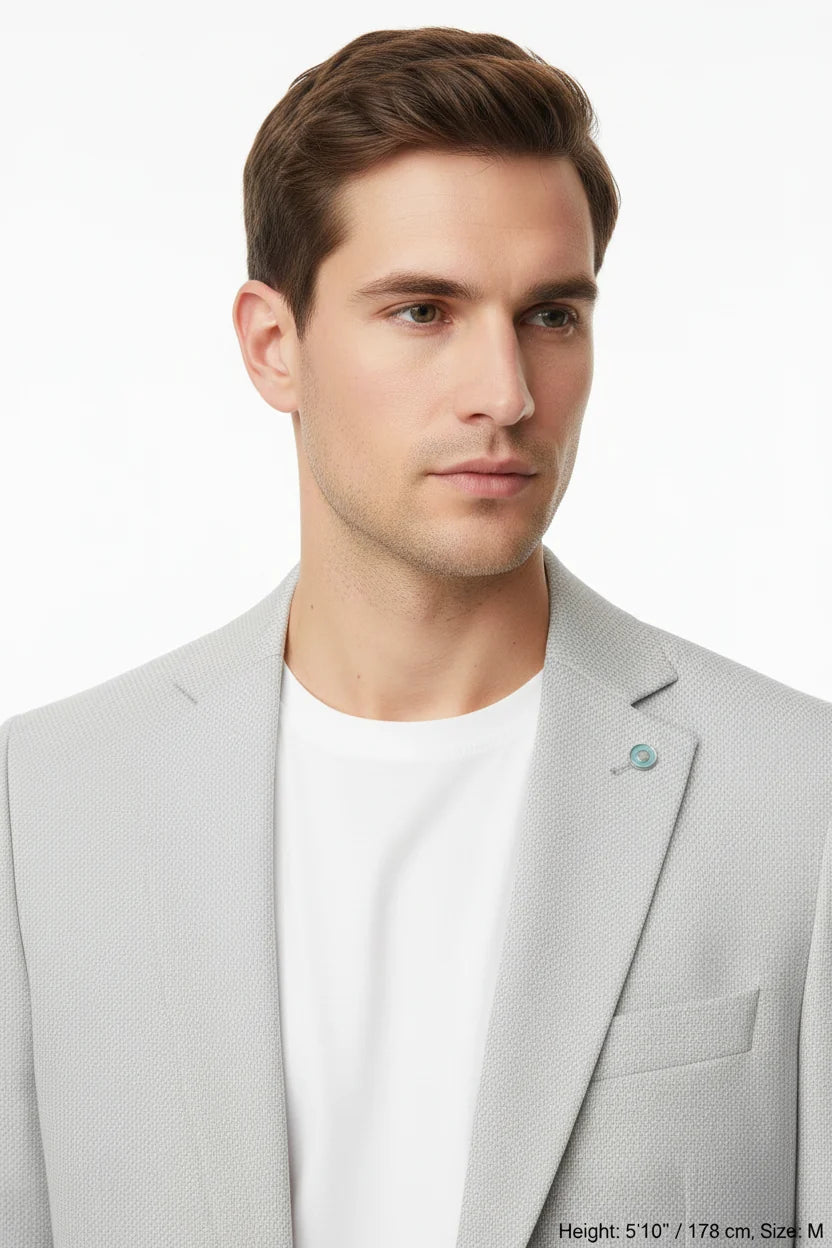 De Varnor Lichtgrijze Blazer