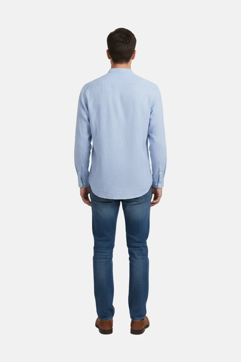 Merax Blauw Shirt Lange Mouw 75815