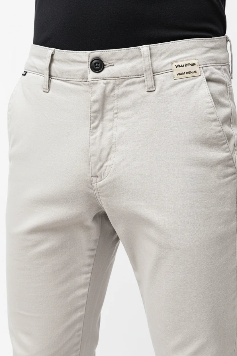 De Jorell Lichtgrijze Chino