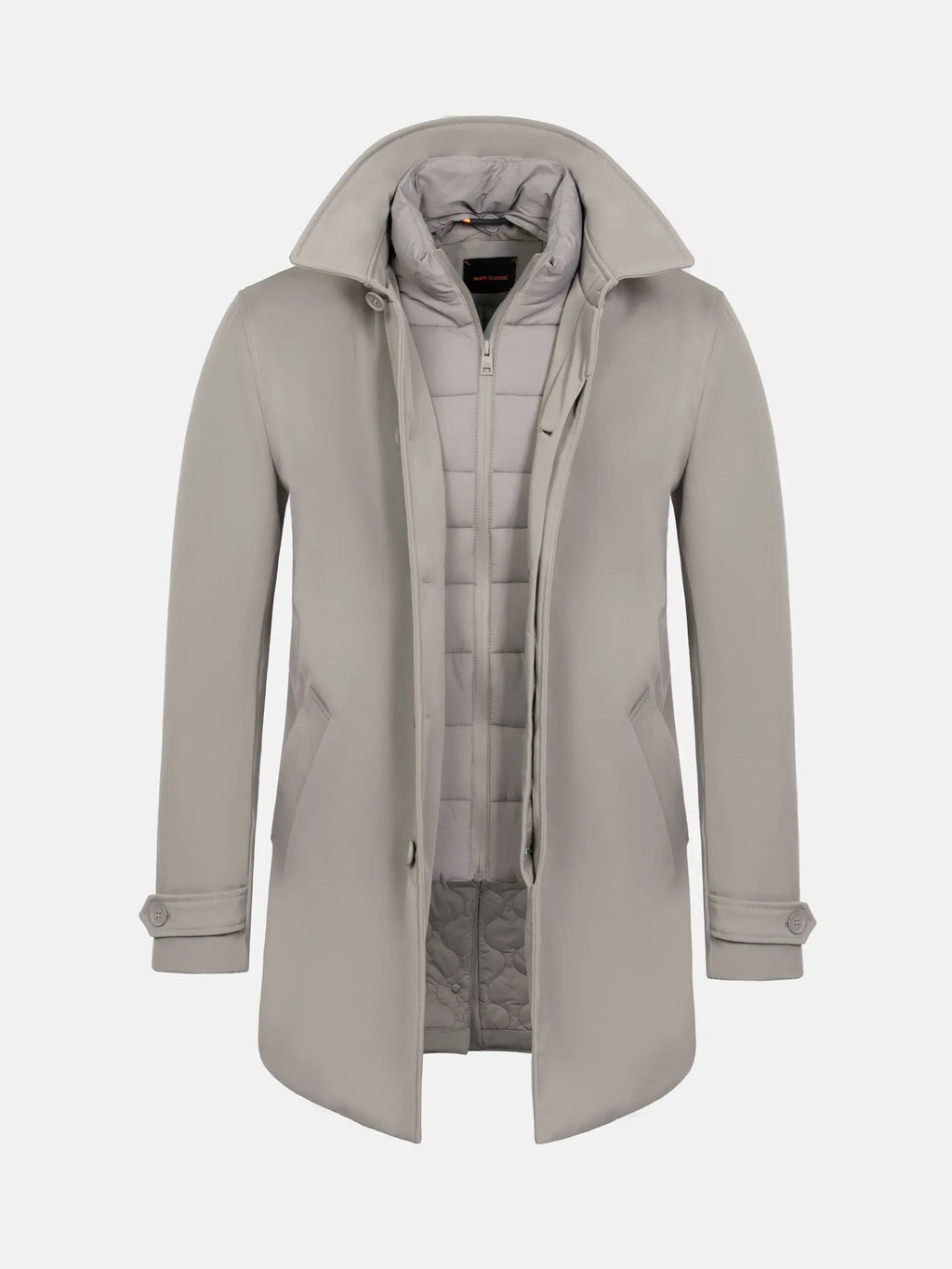 Die beige Winterjacke von Hunter