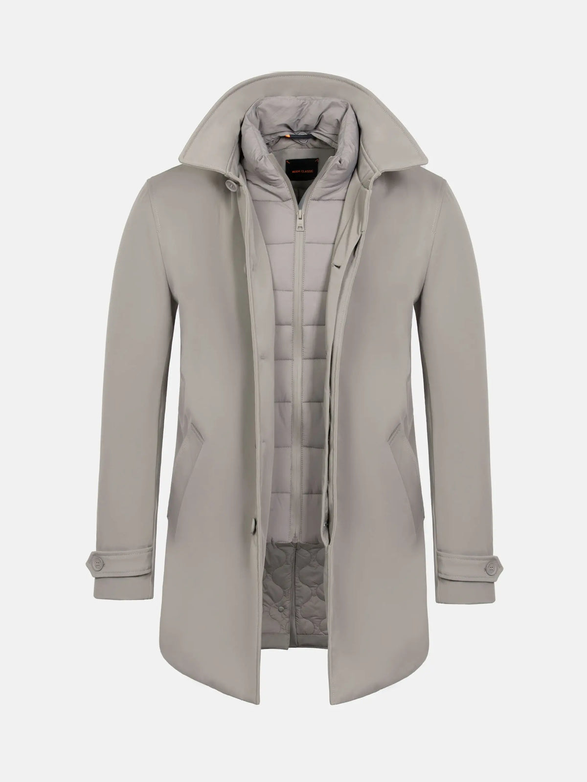 Die beige Winterjacke von Hunter