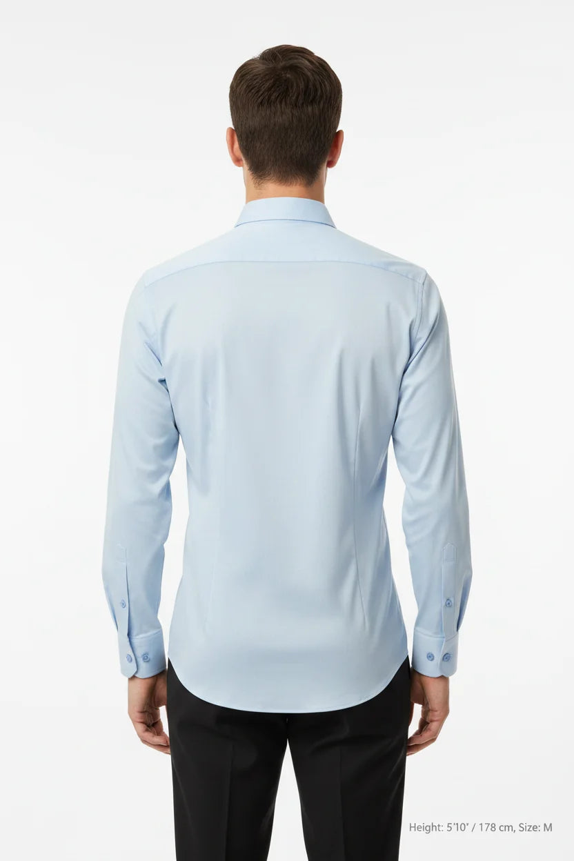 Kalden Lichtgrijze Blouse Lange Mouw
