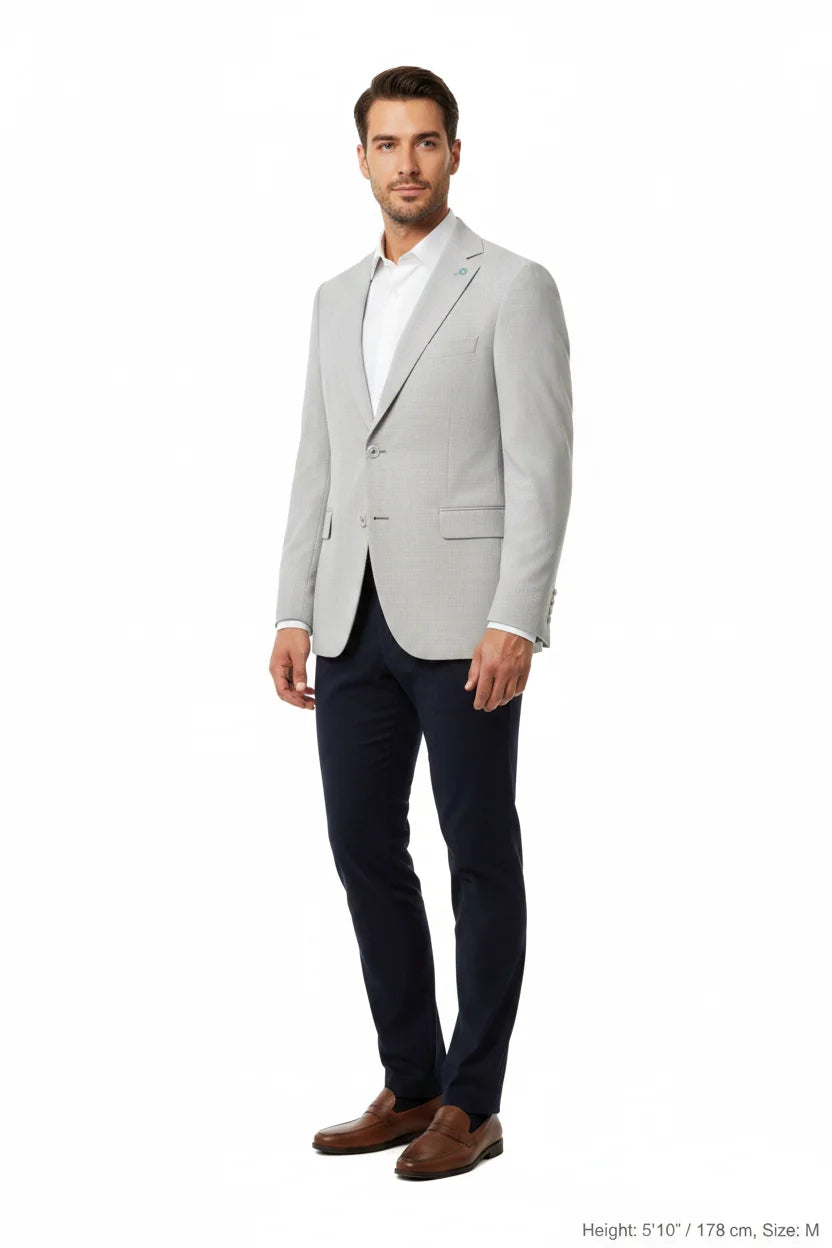 De Varnor Lichtgrijze Blazer