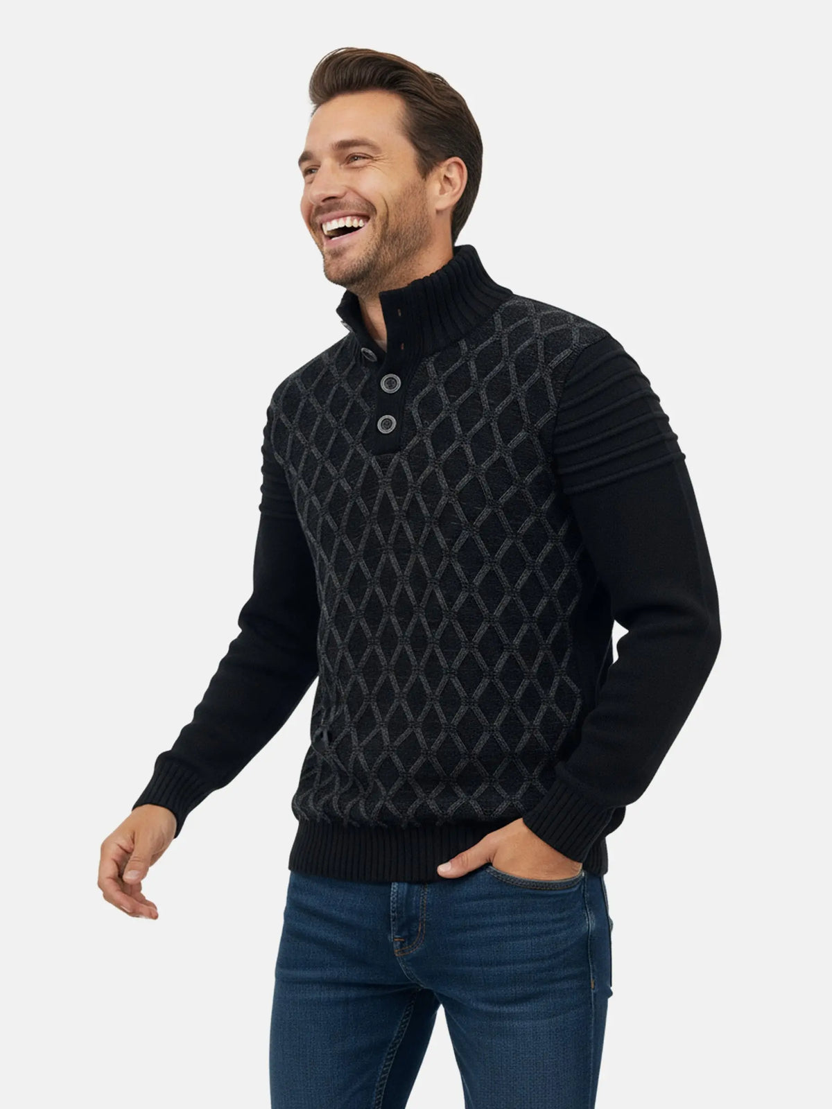 Bravon Anthrazit Strickwaren