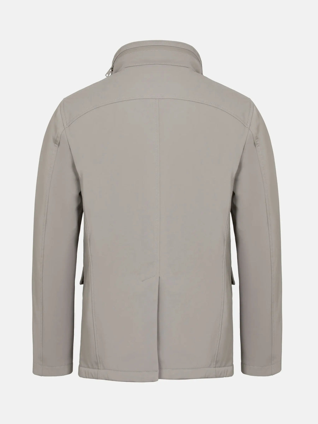 Die beige Winterjacke von Claus