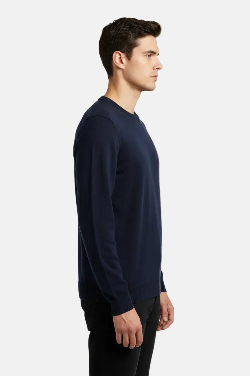 Thorn Blue Fijngebreide Pullover 76439